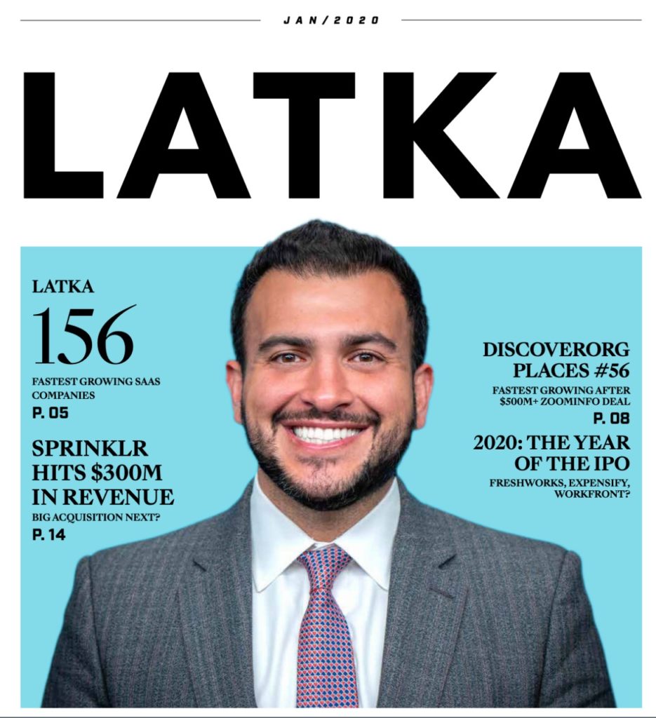 Latka 156 Fastest Growing SAAS Companies
